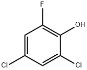 2,4-Dichloro-6-fluorophenol Structure