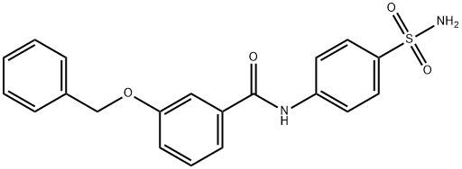 3-(benzyloxy)-N-(4-sulfamoylphenyl)benzamide Struktur