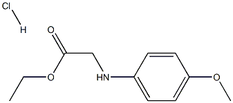 RS-4-甲氧基苯甘氨酸乙酯盐酸盐, 35092-69-4, 结构式