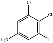 3-氟-4,5-二氯苯胺,35754-38-2,结构式