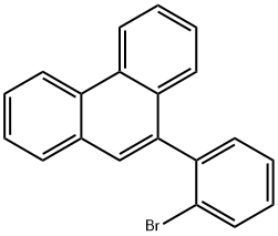 9(2-溴苯基)菲, 3582-48-7, 结构式