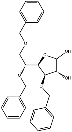 3,4,6-三-O-苄基葡萄糖, 35958-64-6, 结构式