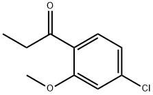 4'-chloro-2'-methoxypropiophenone Structure