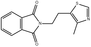 2-(2-(4-methylthiazol-5-yl)ethyl)isoindoline-1,3-dione,36956-91-9,结构式