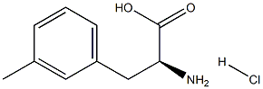 L-3-甲基苯丙氨酸盐酸盐, 374119-31-0, 结构式