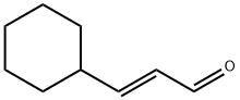 (2E)-3-Cyclohexyl-2-propenal 化学構造式