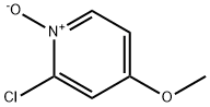 2-chloro-4-methoxy-1-oxidopyridin-1-ium Struktur