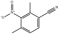 2,4-二甲基-3-硝基苯甲腈, 39053-46-8, 结构式