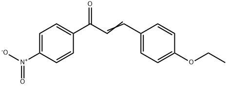 (2E)-3-(4-ethoxyphenyl)-1-(4-nitrophenyl)prop-2-en-1-one Struktur