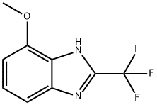 4-甲氧基-2-(三氟甲基)-1H-苯并[D]咪唑,392-38-1,结构式