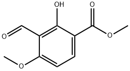 3-formyl-2-hydroxy-4-methoxy-benzoic acid methyl ester 结构式