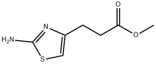 3-(2-氨基-1,3-噻唑-4-基)丙酸甲酯,398472-21-4,结构式