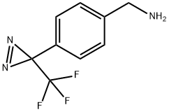 (4-(3-(trifluoromethyl)-3H-diazirin-3-yl)phenyl)methanamine Struktur