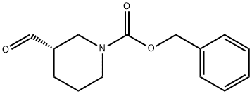 (S)-Benzyl 3-formylpiperidine-1-carboxylate 结构式