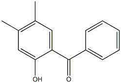 Methanone, (2-hydroxy-4,5-dimethylphenyl)phenyl- Structure