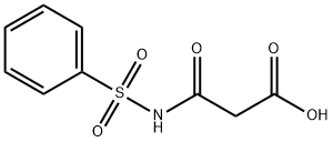 3-Oxo-3-(phenylsulfonamido)propionic Acid Structure