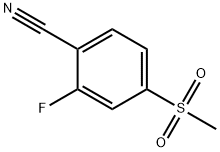 2-fluoro-4-(methylsulfonyl)benzonitrile Structure