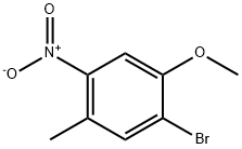 2-溴-4-甲基-5-硝基苯甲醚, 41447-19-2, 结构式