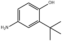 4-amino-2-(tert-butyl)phenol 化学構造式