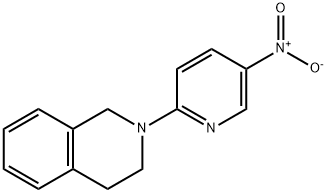 2-(5-Nitropyridin-2-yl)-1,2,3,4-tetrahydroisoquinoline Struktur