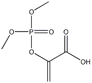 2-Propenoic acid, 2-[(dimethoxyphosphinyl)oxy]- Struktur