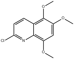 2-氯-5,6,8-三甲氧基喹啉, 42065-10-1, 结构式