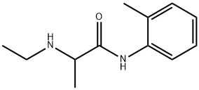 2-(Ethylamino)-o-propionotoluidide Struktur