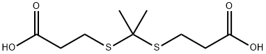 丙烷-2,2-二基双(硫)基]二乙酸,4265-59-2,结构式