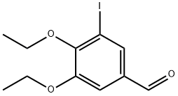 3,4-二乙氧基-5-碘苯甲醛,443291-33-6,结构式