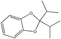 1,3-Benzodioxole, 2,2-bis(1-methylethyl)- Structure