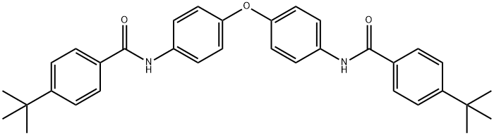 N,N'-[oxybis(4,1-phenylene)]bis(4-tert-butylbenzamide) Struktur