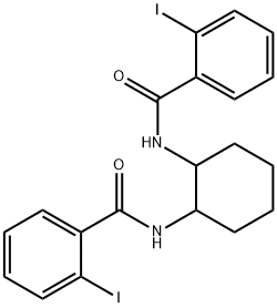 N,N'-1,2-cyclohexanediylbis(2-iodobenzamide) 结构式