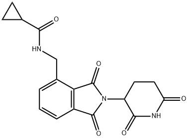 444287-44-9 N-((2-(2,6-dioxopiperidin-3-yl)-1,3-dioxoisoindolin-4-yl)methyl)cyclopropanecarboxamide