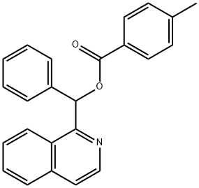 isoquinolin-1-yl(phenyl)methyl 4-methylbenzoate 化学構造式