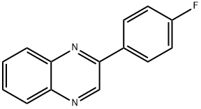 Quinoxaline, 2-(4-fluorophenyl)- 结构式