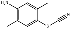 Thiocyanic acid, 4-amino-2,5-dimethylphenyl ester Structure
