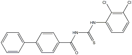 N-{[(2,3-dichlorophenyl)amino]carbonothioyl}-4-biphenylcarboxamide|