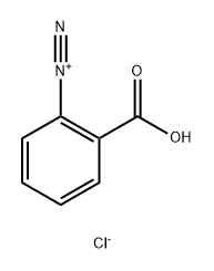 Benzenediazonium, 2-carboxy-, chloride 结构式