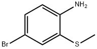 4-溴-2-(甲硫基)苯胺, 475089-07-7, 结构式