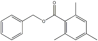 Benzoic acid, 2,4,6-trimethyl-, phenylmethyl ester Structure