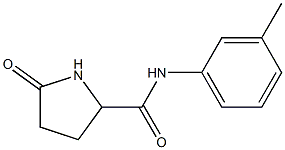 N-(3-methylphenyl)-5-oxopyrrolidine-2-carboxamide,498558-11-5,结构式