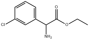 DL-3-氯苯甘氨酸乙酯, 500772-72-5, 结构式