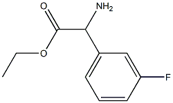 DL-3-氟苯甘氨酸乙酯, 500772-79-2, 结构式