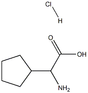 DL-环戊基甘氨酸盐酸盐, 503619-25-8, 结构式
