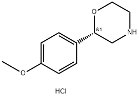 (S)-2-(4-methoxyphenyl)morpholine hydrochloride Structure