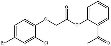 2-acetylphenyl (4-bromo-2-chlorophenoxy)acetate|
