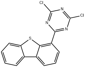 1,3,5-Triazine,2,4-dichloro-6-(4-dibenzothienyl)- Structure