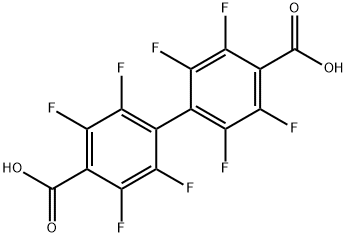 2,2',3,3',5,5',6,6'-八氟联苯-4,4'-二甲酸 结构式
