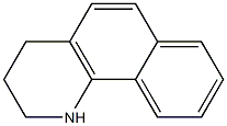 Benzo[h]quinoline, 1,2,3,4-tetrahydro- 化学構造式