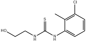 1-(3-chloro-2-methylphenyl)-3-(2-hydroxyethyl)thiourea,52266-74-7,结构式